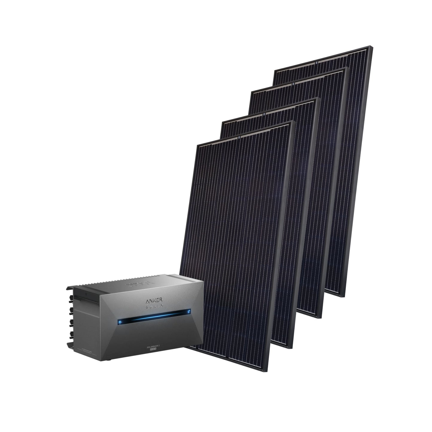 Balkonkraftwerk 1,6 kWp + ANKER Solarbank 2 Pro - Dachflug Solar