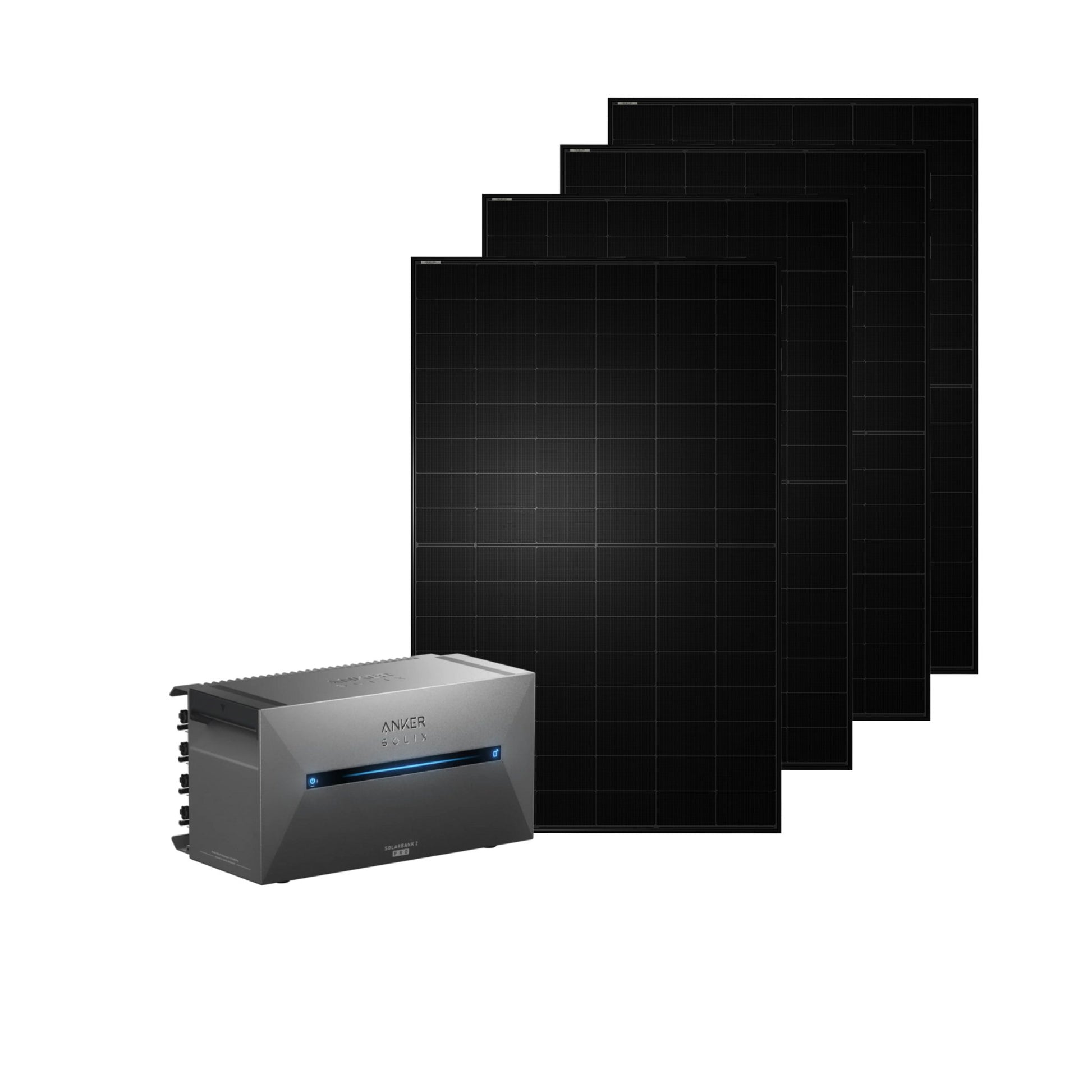 Balkonkraftwerk 1,76 kWp + ANKER Solarbank 2 Pro - Dachflug Solar