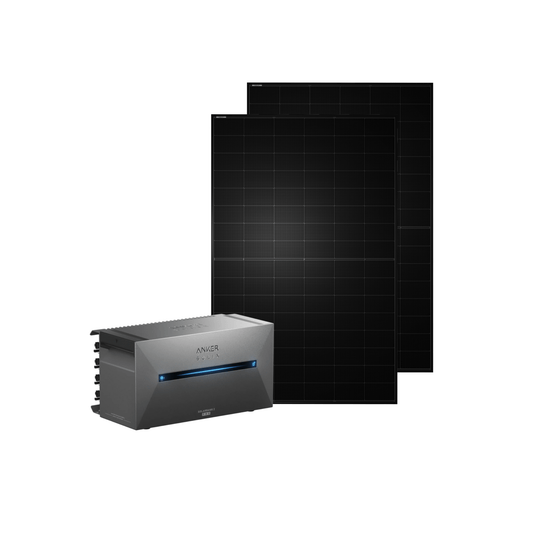 Balkonkraftwerk 880Wp + ANKER Solarbank 2 Pro - Dachflug Solar