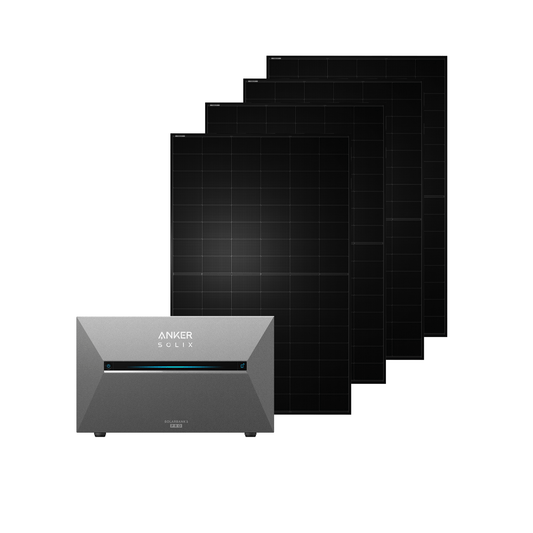 Balkonkraftwerk XL 1,78 kWp + ANKER Solarbank 3 Pro - Dachflug Solar