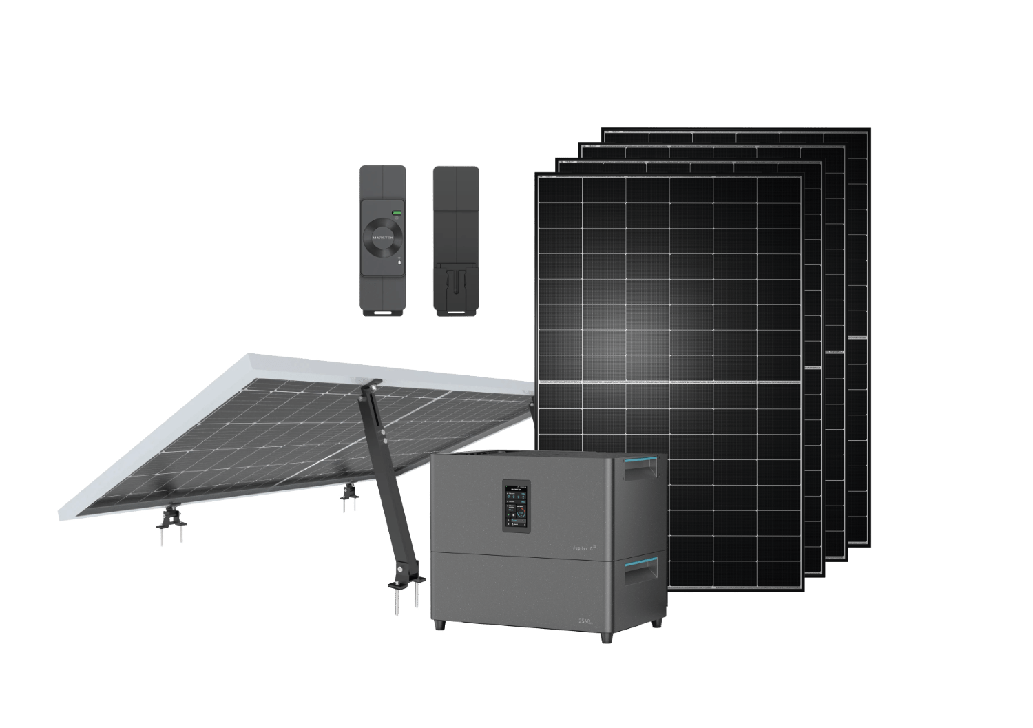 Balkonkraftwerk ZEUS SMART POWERSYSTEM 2000 + - Dachflug Solar