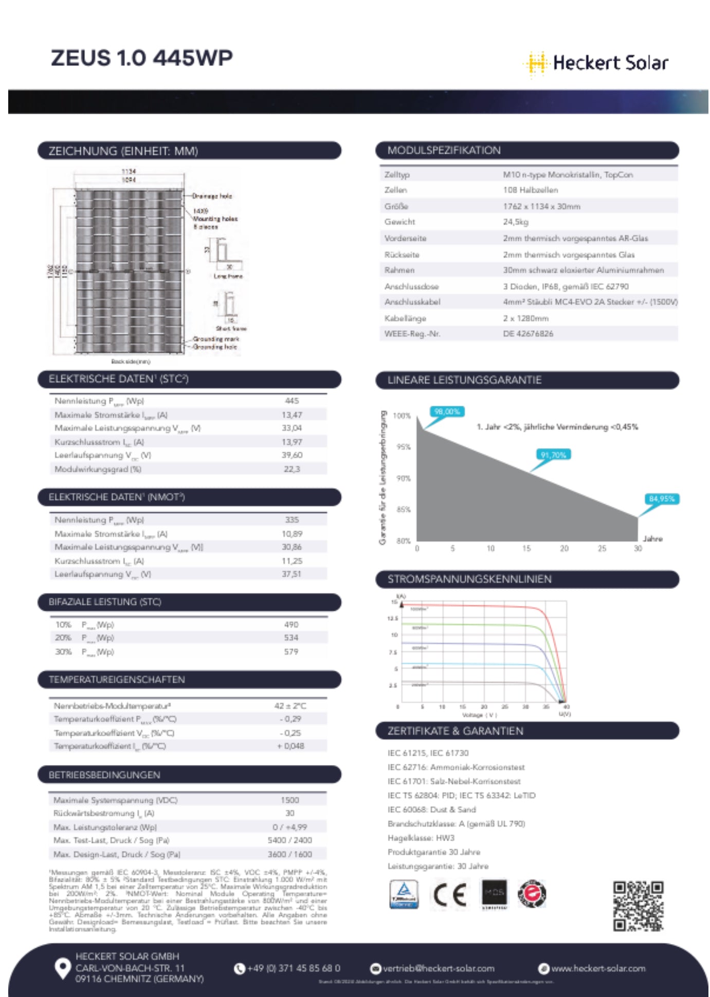 NEU!!! XXL Balkonkraftwerk mit Speicher: Solarmodul Zeus 1.0 4x 445 Glas - Glas Black & ANKER Solarbank 2 Pro und Smartzähler - Dachflug Solar
