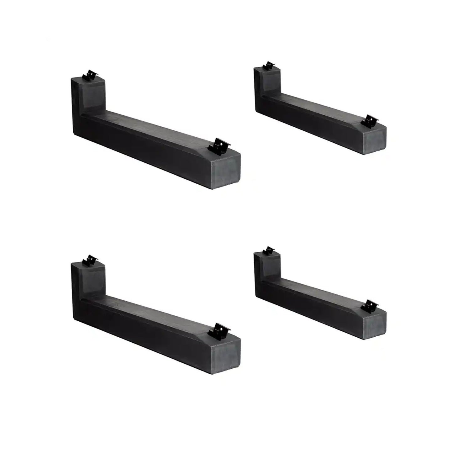 PV - Aufständerung WATTSTONE 10° aus Feinbeton für 2 - PV Module - Ost - West - Komplettset - Dachflug Solar