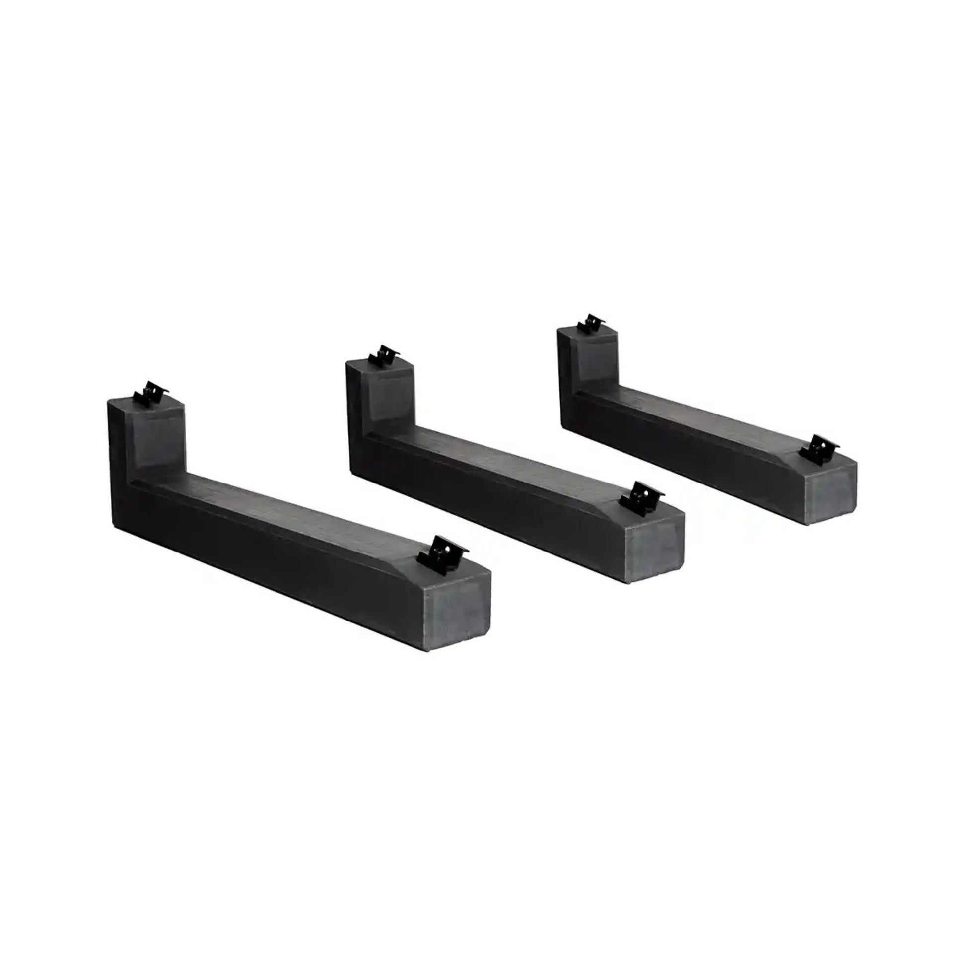 PV - Aufständerung WATTSTONE 10° aus Feinbeton für 2 - PV Module - Reihenaufbau - Komplettset - Dachflug Solar