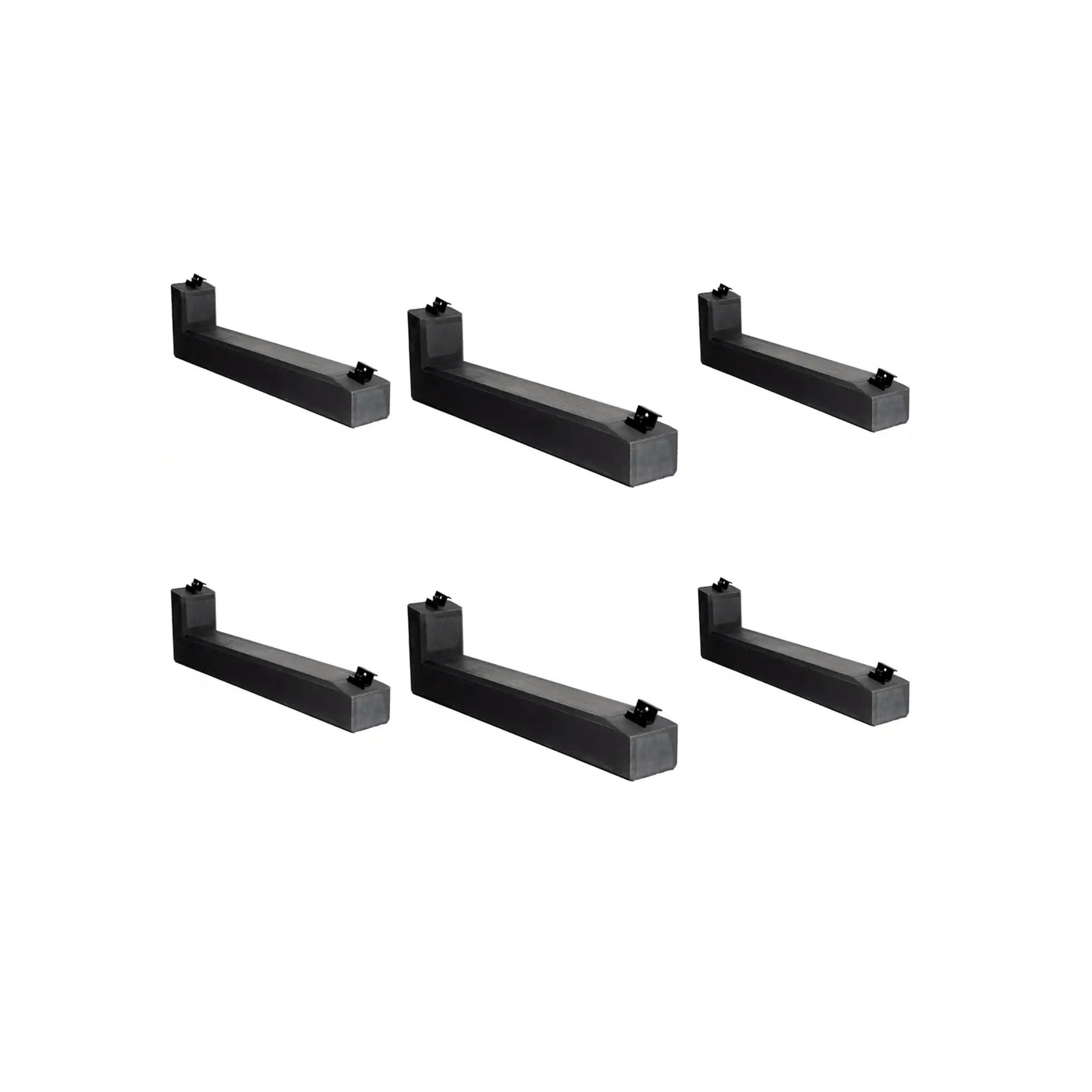 Solar - Aufständerung 10° - Set / 4 - Solarmodule - Ost/West - Dachflug Solar