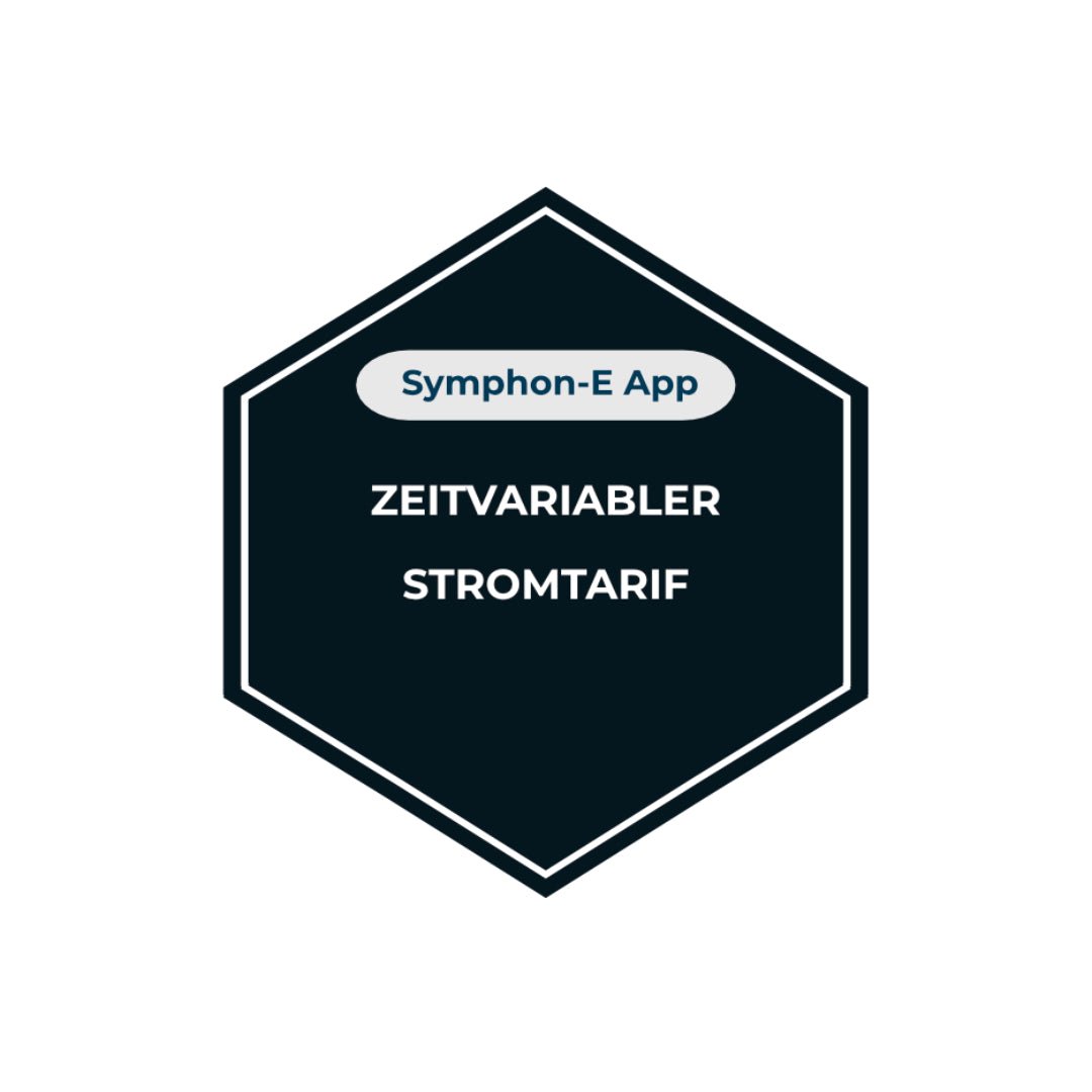 Symphon E-App "Zeitvariabler Stromtarif" - Dachflug Solar