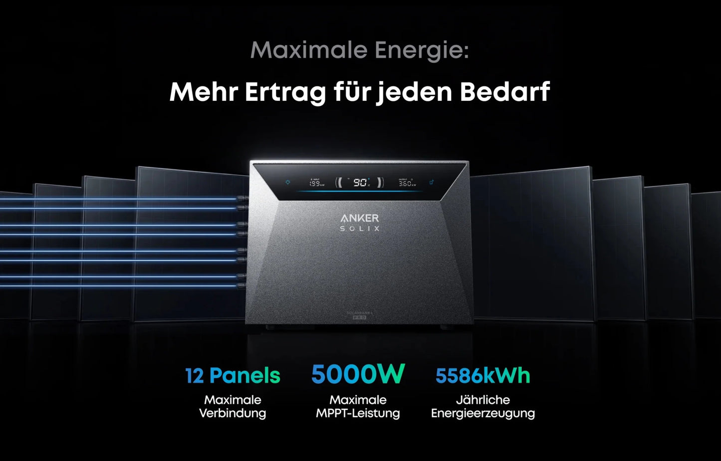 ANKER Solix Solarbank 4 E5000 Pro - Dachflug Solar