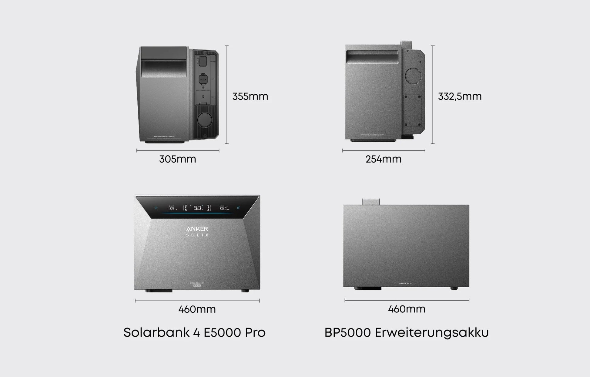 ANKER Solix Solarbank 4 E5000 Pro - Dachflug Solar