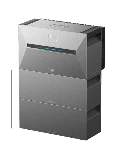 Balkonkraftwerk XL 1,8 kWp + ANKER Solarbank 3 Pro + 2 Erweiterungsakkus - Dachflug Solar