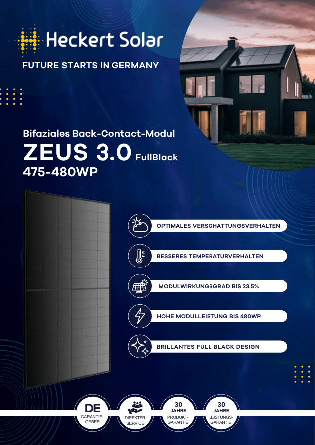 ZEUS 3.0 108 475 62 (A) Full Black - Dachflug Solar