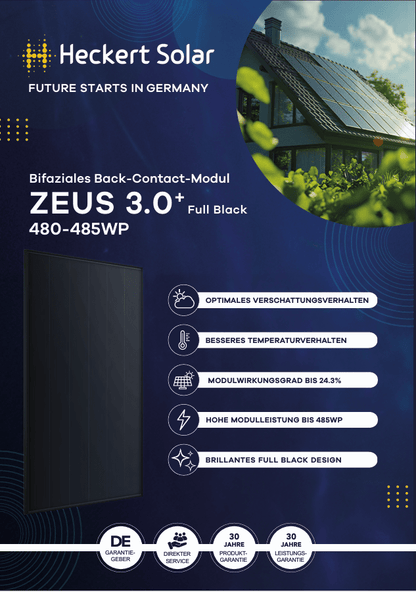 ZEUS 3.0+ 108 480 72 (A) Full Black - Dachflug Solar