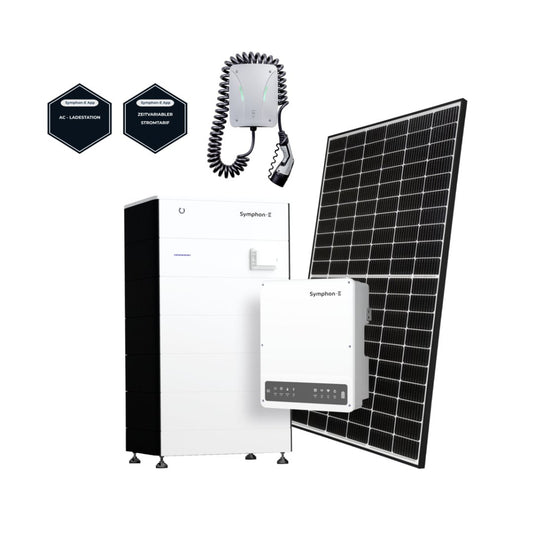 Solar-Power-Komplettpaket NeMo® 3.0 120 M 375 AR Black Frame - Dachflug Solar