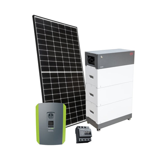 Solar-Power-Paket 6,4 black Heckert Solar - BYD - Kostal - Dachflug Solar