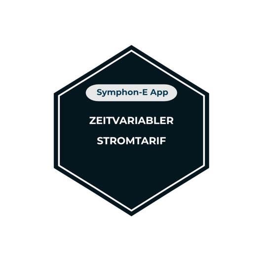 Symphon E-App "Zeitvariabler Stromtarif" - Dachflug Solar